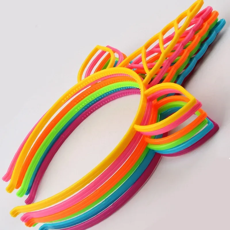 

5Pc Colorful Unicorn Cat Party Decoration Plastic Unicorn Headband Kids Birthday Favors Baby Shower Gifts Festive Party Supplies