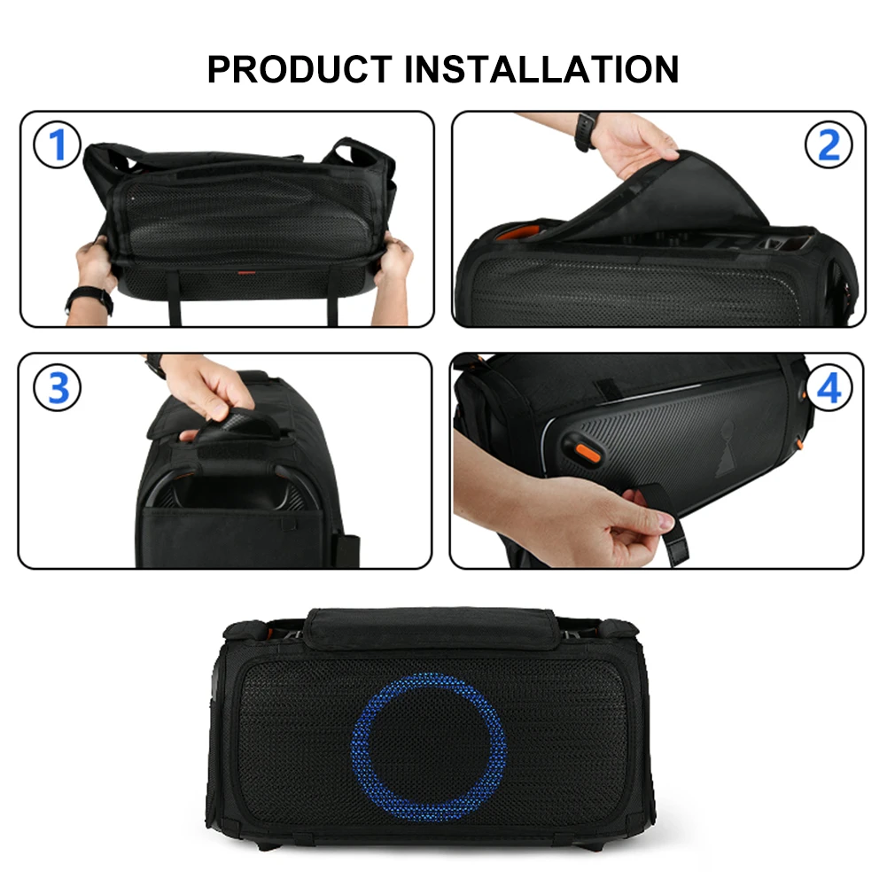 Outdoor Dust Protection Case Scratch Resistant Speaker Protective Case Protective Sleeve for JBL PartyBox On-The-Go Accessories