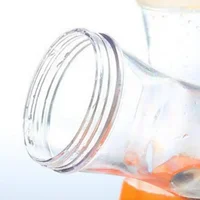 1100/1600ML Plastic Cold Kettle with Flip-Top Lid Food-Grade Beverage Dispenser Coffee Tea Juice Drink Jug for Home Bar Kitchen 5