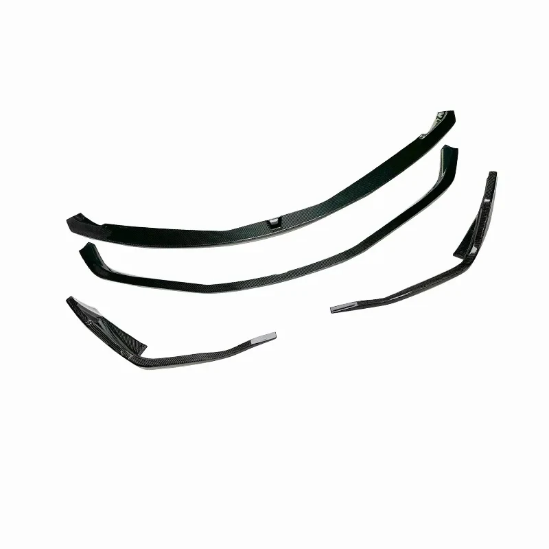 고품질 MZ-S 스타일 카본 파이버 프론트 스플리터 프론트 립 자동차 개조 부품 A90 A91 2019+