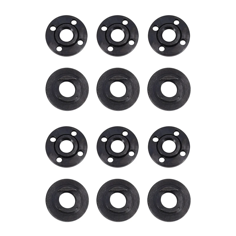 

12 Pack Angle Grinder Flange Nut 5/8 For Dewalt Ryobi Makita 224399-1 193465-4 224568-4 9005BZ 9015B Replacemen