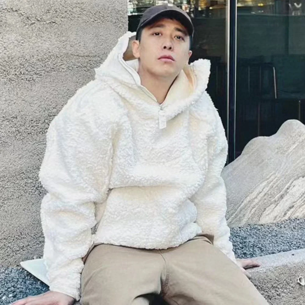 

NIGO Men's Autumn And Winter Solid Color Cotton Multi-Pocket Zipper Long Sleeve Casual Loose Hooded Sweatshirt Ngvp #nigo7111