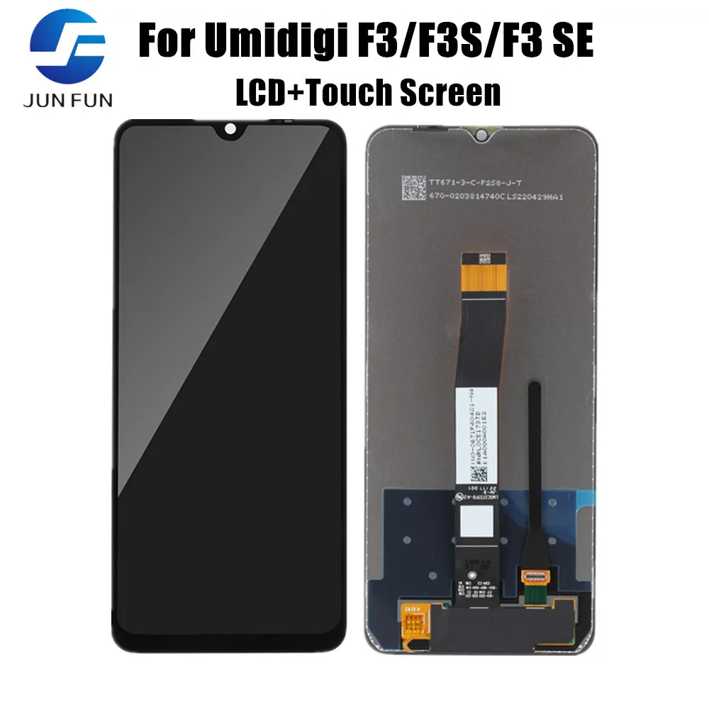 

Сменный сенсорный ЖК-дисплей + клей для UMIDIGI F3 F3S SE
