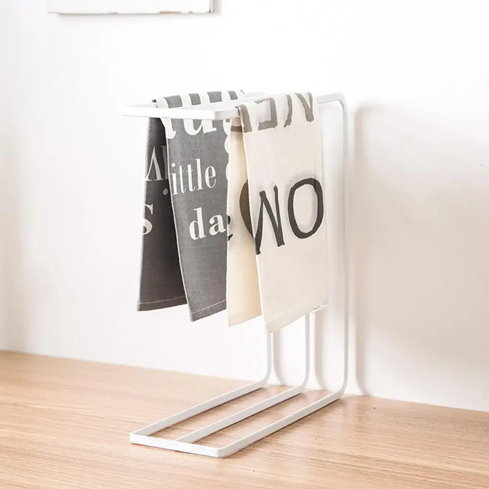 

Towel Drying Rack Easy-to-assemble Towel Drying Rack Space-saving Wipe Holder Stable Support for Towel Drying for Supplies