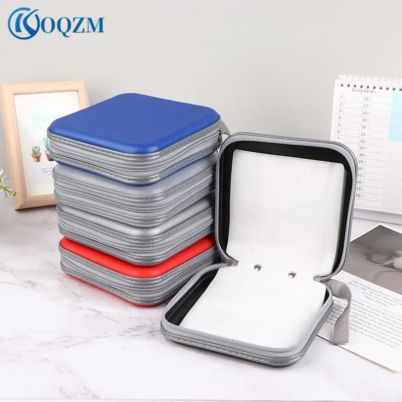 휴대용 방수 압축 CD 패키지, 가정 사무실 및 자동차 보관용 CD 포장 상자, 1PC, 40 디스크 용량