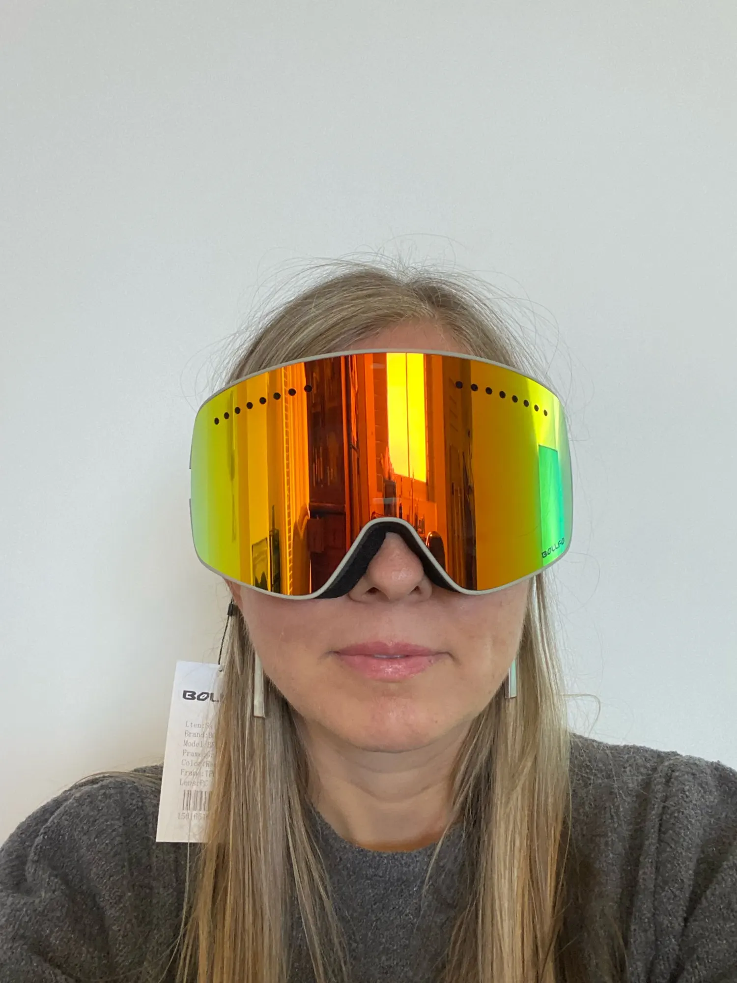 Magnetic Double Layers Lens Ski Goggles Mask Anti-fog UV400 Snowboard Goggles Ski Glasses Eyewear Men Women with Case Clear Lens 6