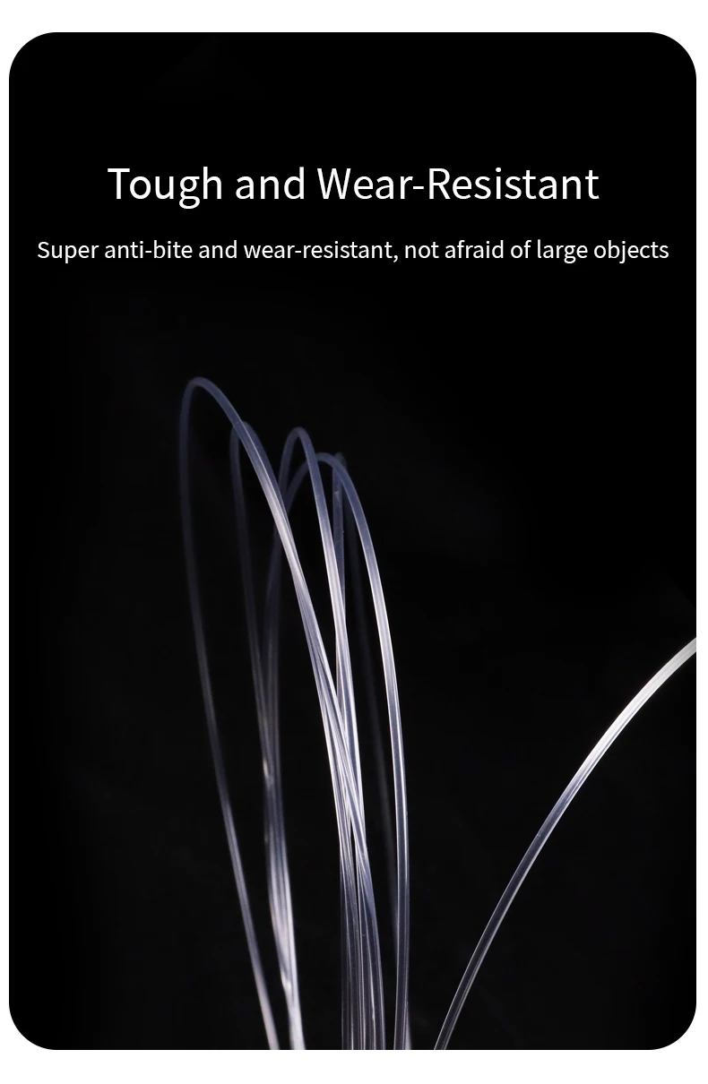 ZYZHE 50/100M Angelschnur aus Nylon 30-180LB Transparent 10-82KG Starke Zugkraft Unterlitzleine Salzwasser Bootsangelzubehör – Detail 7