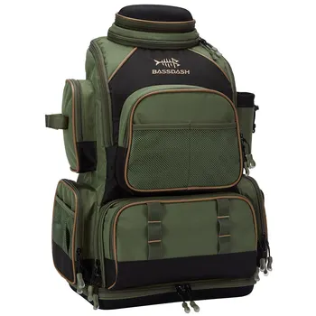 Bassdash Multifunctional Fishing Tackle Backpack – Lightweight Tactical Soft Tackle Box with Rain Cover 1