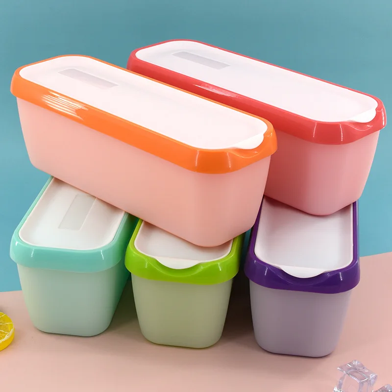 Ice Cream containers for homemade ice cream, Reusable Storage Freezer ice  cream Container With Lids, BPA FREE, Dishwasher Safe Tub. Double Insulated