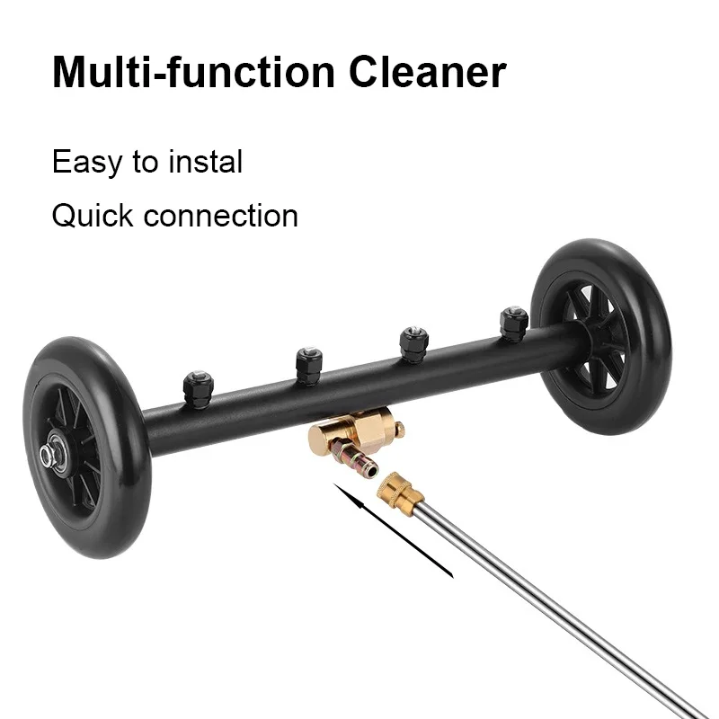 High Pressure Four-Hole Cleaning Machine – Car Chassis & Road Cleaner with Universal Wheel – Multifunctional High-Pressure Washe 3