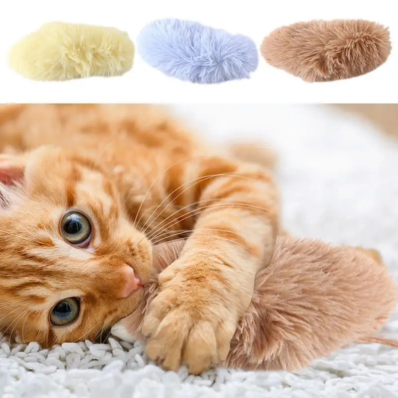 

Cat Kicker Toy Interactive Soft Plush Cat Pillow With Sound Catnip Toys For Cat Puppy Kitty Kitten Teething Toys Crinkle Cat Toy