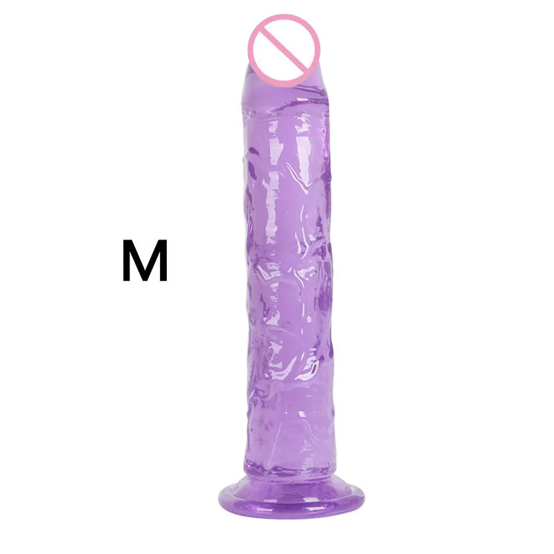 3 Size Translucent Soft Jelly Dildo Realistic Fake Dick Penis Butt Plug Sex Toys For Woman Men Vagina Anal Massage Product sex toys