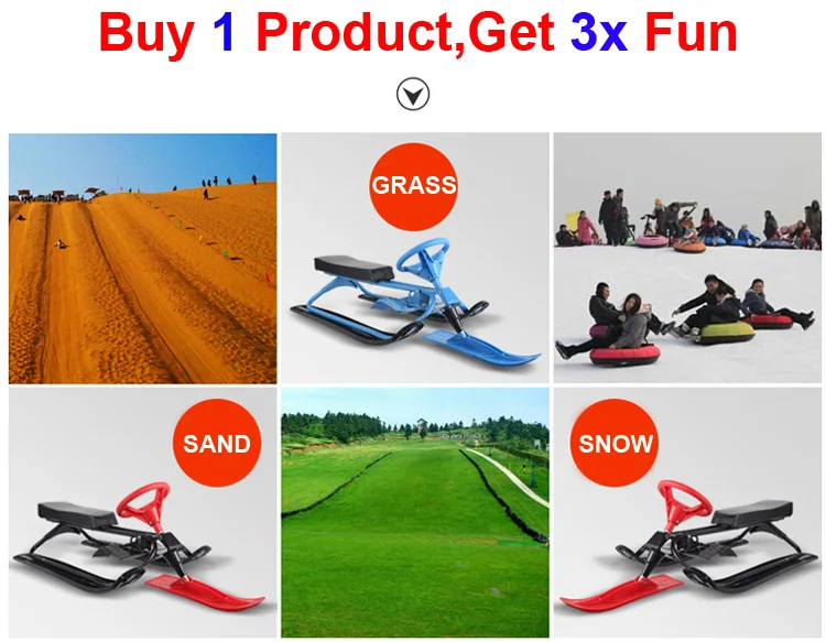 Outdoor Snow Bob Scooter For Kids