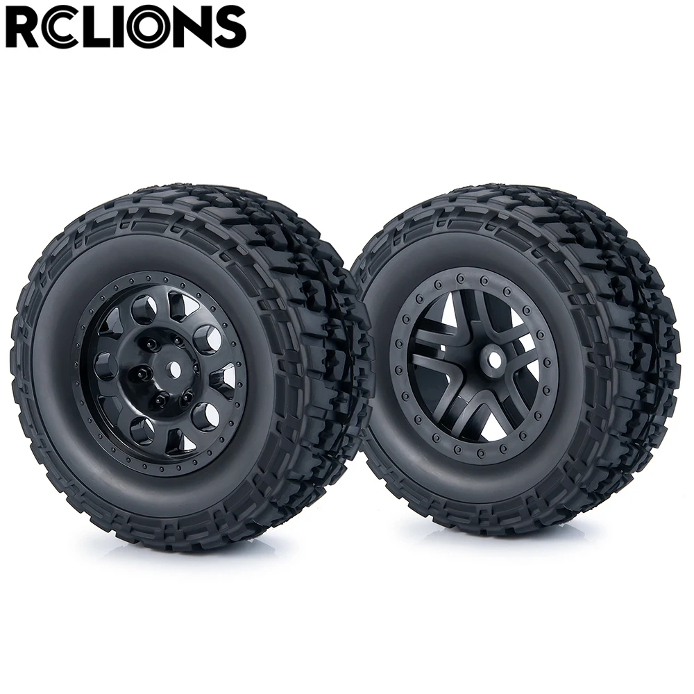 4pcs RC 1/10 Short Course Tire Tyre Set  SC Tire For TRAXXAS SlASH 29002+29506 