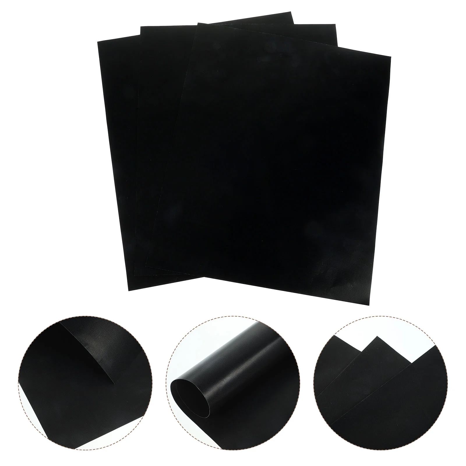 

3 Sheets Oven Liners Non-stick Reusable Liners Universal Grill Baking Mats