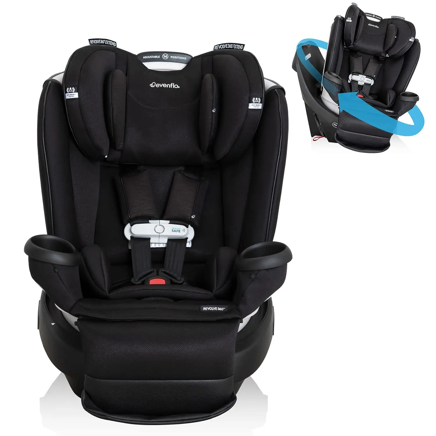 

Gold Revolve360 Extend All-in-One Rotational Car Seat with SensorSafe