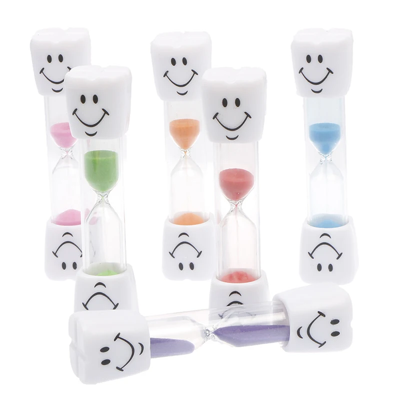 3Min Smile Sandglass Tooth Brushing Hourglass Gift Sand Clock  Dental Children Kids Toothbrush Timer Help Them Form A Good Habit 5
