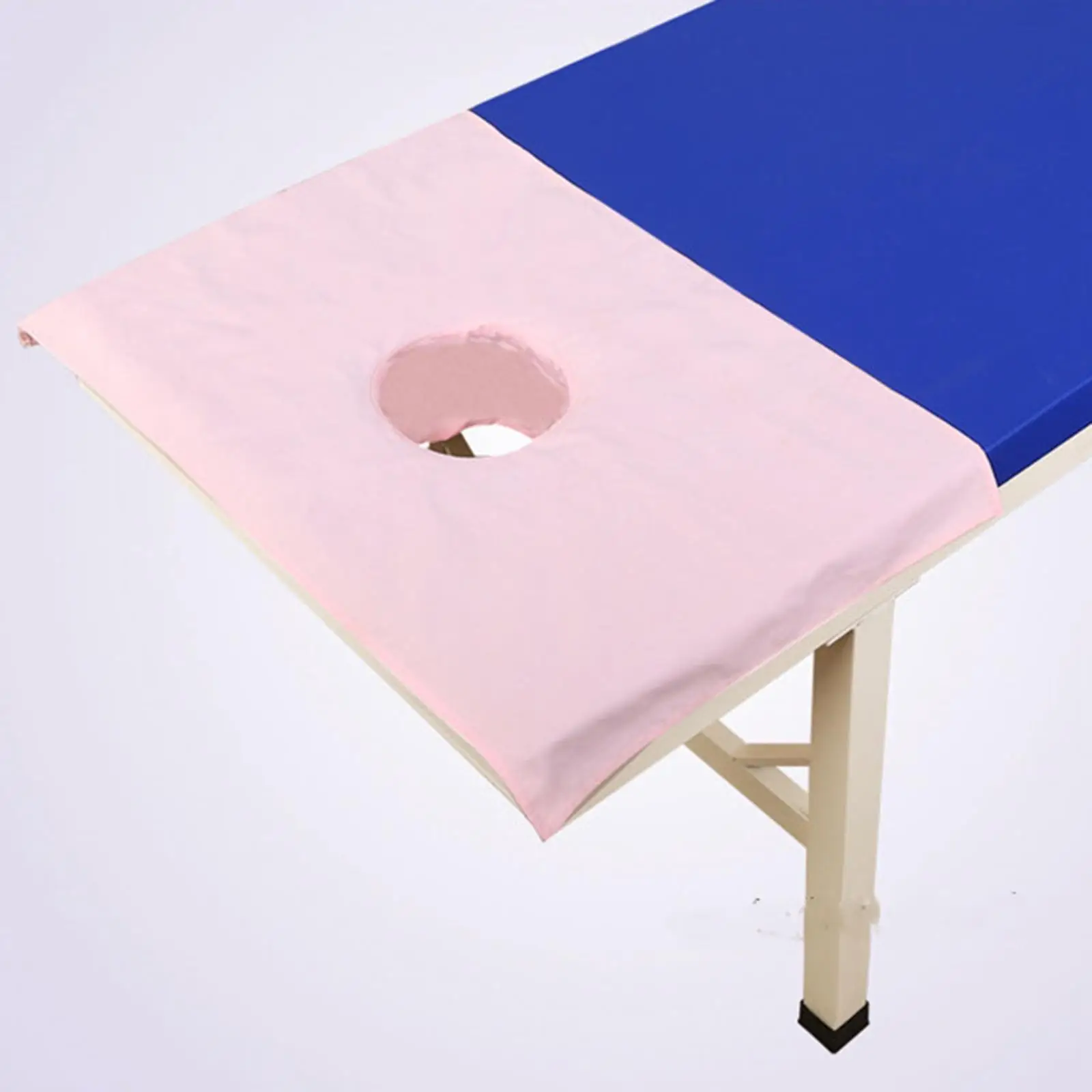 Massage Table Sectional Sheet with Face Breath Hole, Sectional Towelling Cover,