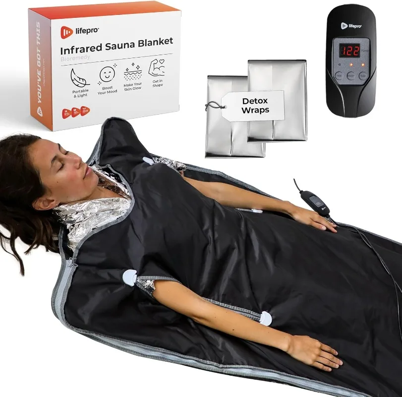 

Sauna Blanket for Detoxification - Portable Far Infrared Sauna for Home Detox Calm Your Body and Mind, Multicolor