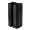 Paper Towel Holder Magnetic Storage Rack Non-punch Tissue Container Napkin Case Refrigerator Black 3