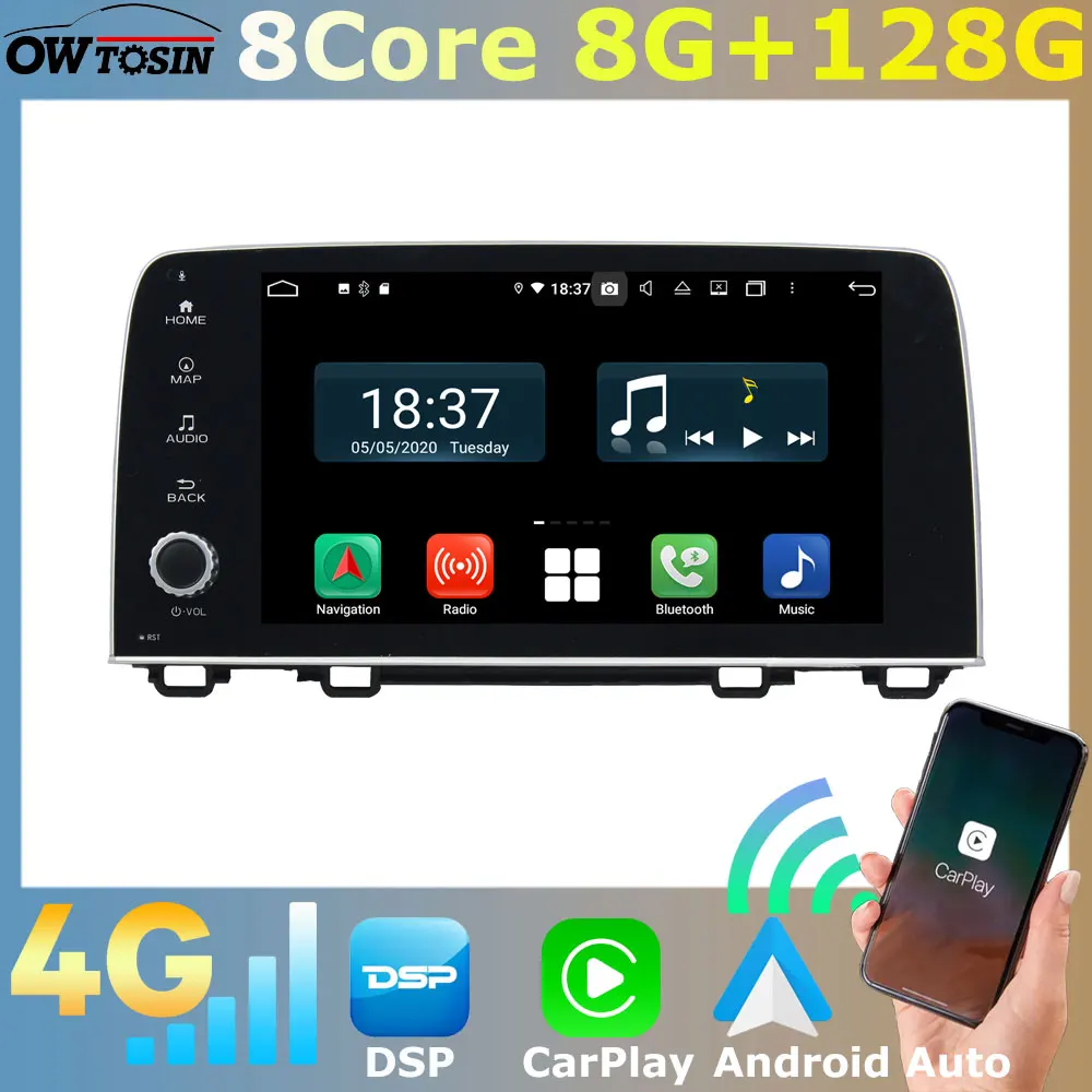 9" 8g+128g Android 11 Car Multimedia Player For Honda Crv Crv 2016