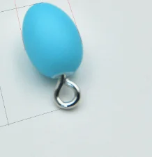 10pcs 3D Cartoon Egg Resin Jewelry (Imitation Rhodium Plated)