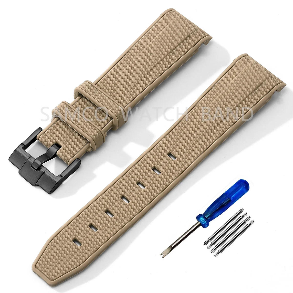 Premium Silicone Watch Strap - 20mm Rubber Replacement Band