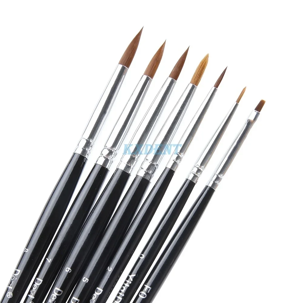 5pcsDentalPorcelainBrushPenCeramicBrushPenDentalTechnician