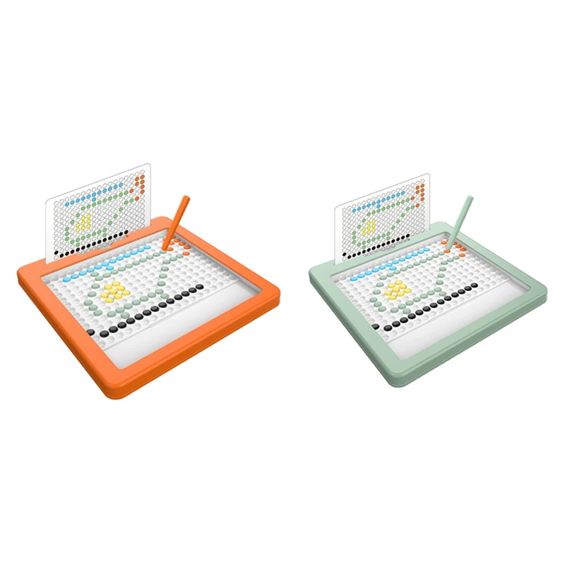

Magnetic Pencil Drawing Board Magnetic Control Pencil Baby Early Enlightenment Education Toys Drawing And Creation Toys (Orange)