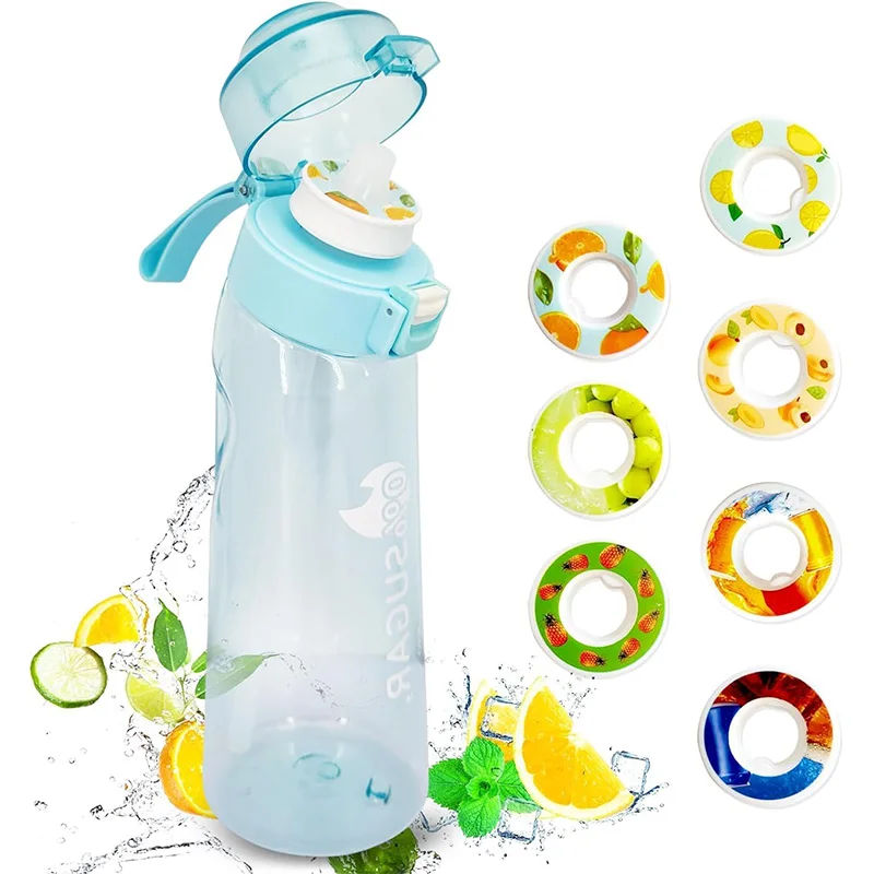 2.0 Air Water Bottle With 1 Flavour pods, 650ml Starter Up Set BPA Free  Drinking Bottles, Flavour pods Scented 0 Sugar And Water Cup for Gift  (Matte
