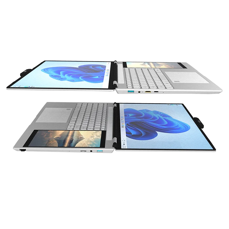 nwnlapデュアルスクリーンノートパソコンN95／32G Laptop Dual Screen Intel Celeron N95 15.6''+7'' 32GB DDR4