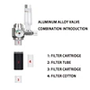 Aquarium CO2 Generator system Kit Stainless Steel CO2 Cylinder Generator System Carbon Dioxide Reactor Kit For Plant Fish 5L 4