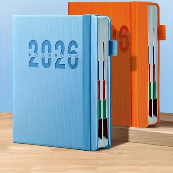 Nuovo calendario 2026: gestione del tempo Ufficio del piano di 365 giorni、 400 pagine, piano giornaliero |   Organizzazione visiva |
