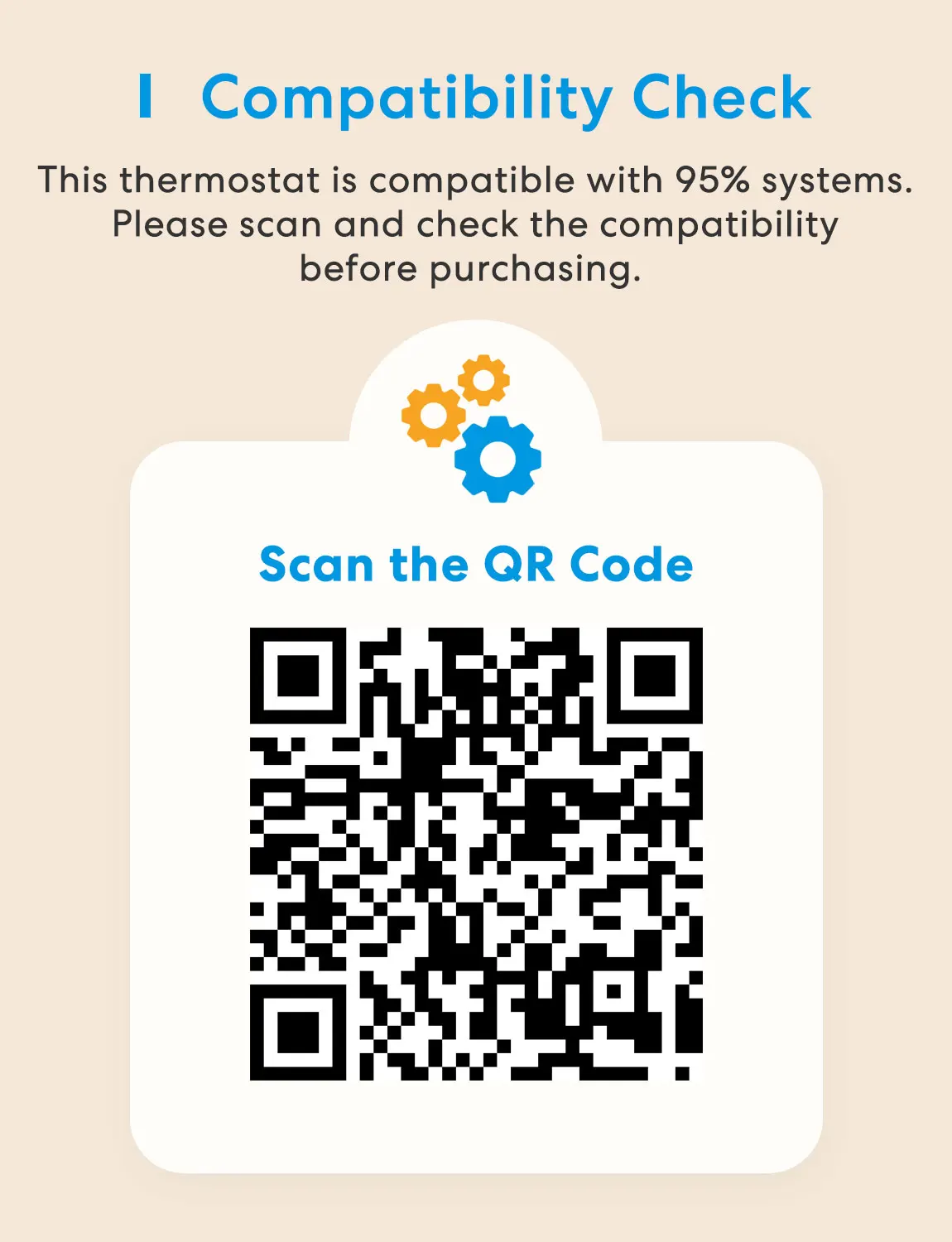 Meross Matter Smart US Wi-Fi Thermostat Compatible with 95% heating and cooling systems Work with Alexa Homekit 2