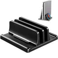 Support Vertical pour ordinateur portable à double fente, station d'accueil réglable pour ordinateur portable, peu encombrant pour MacBook HP Dell Chrome Book iPad 1