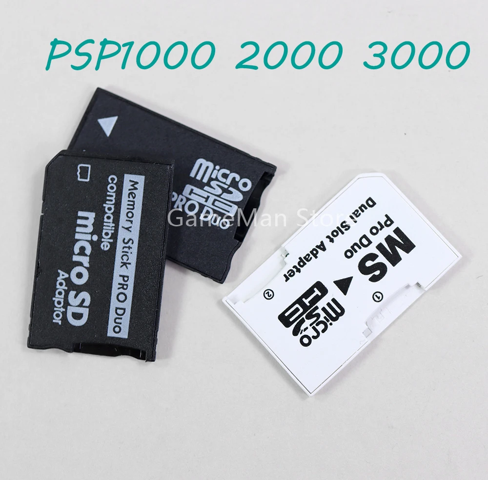 10 Pz/Lotto Memory Stick Ms Pro Duo Convertitore Adattatore Per Scheda Micro Sd Per Sony Psp 1000 2000 3000