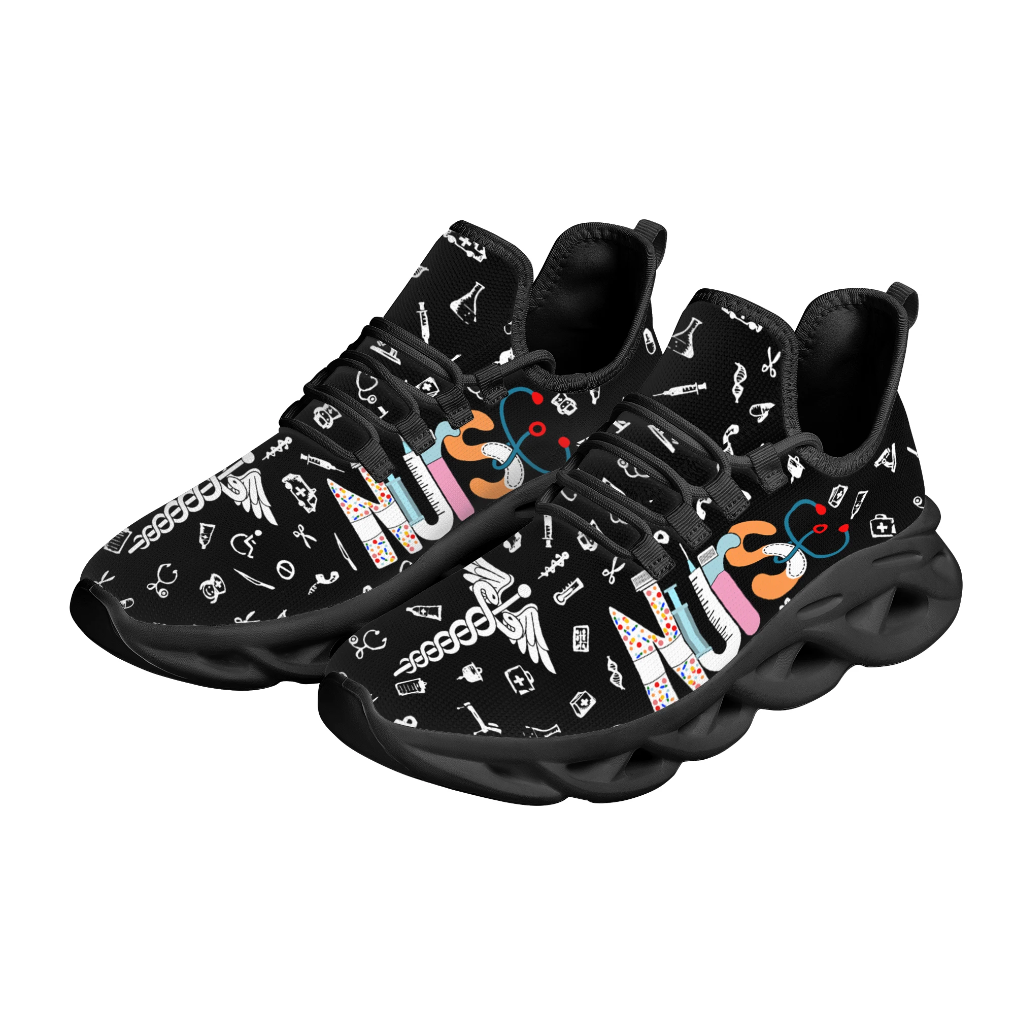 Fashion Lace Up Women Comfortable Platform Sneakers Doctor Hospital Surgical Equipment Brand Design Running Shoes Jogging Shoes