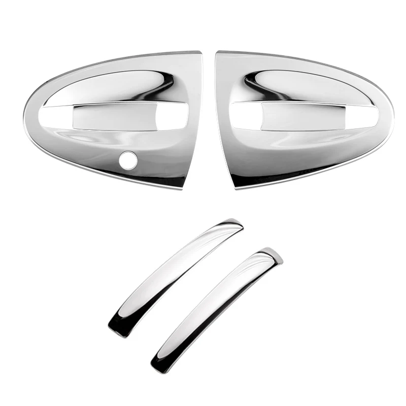 Car Sticker Door Handle Door Bowl Protection Guards Trim Stickers Anti Collision Scratches Protector For Smart Fortwo 451 2005