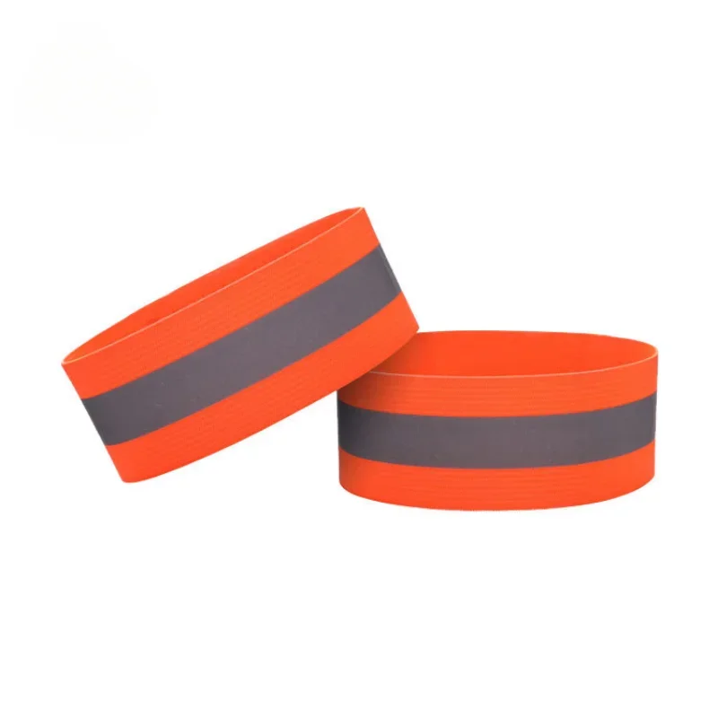 Elasticated Reflective Safety Bracelet Outdoor Sports Night Running Cycling Jogging Warning Reflector Tape Arm Band Wristband Reflective Tape Bands Reflective Tape