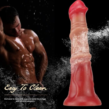 Huge Horse Dildo Femal Masturbator Vaginal Stimualtor Anus Dilator Realistic Animal Dildos For Men Women Lesbian Big Fake Penis 4