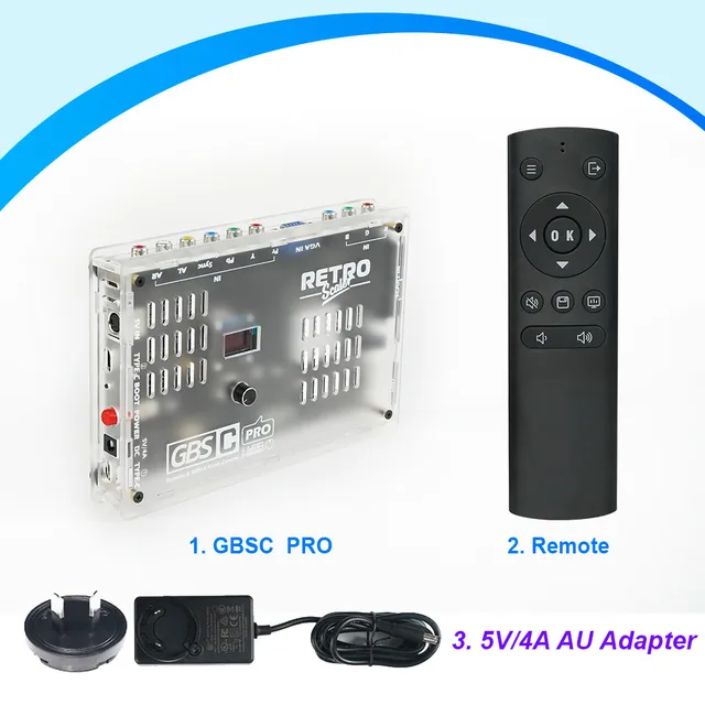 RetroScaler GBS Control Pro GBSC Video Converter RGBS VGA Scart