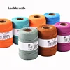 Luckkcords 3mm Thread Matte Polyester Knitted Crochet Yarn Handmade DIY Macrame Cord Woven Bag Hook Rope 90m/150g/roll 1