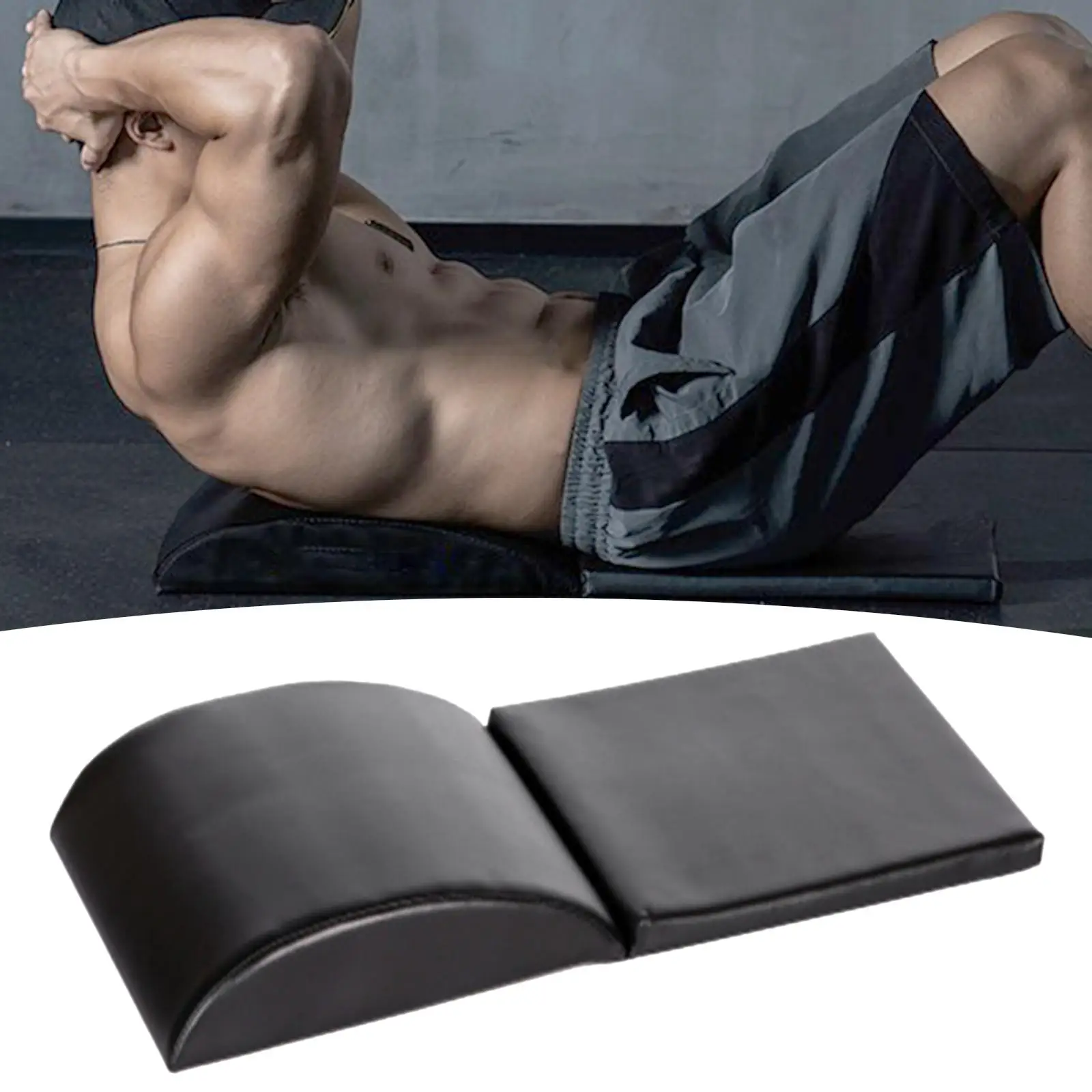 Ab Exercise Mat Abdominal Trainer Pad Situp Back Support Cushion for Workout Gym