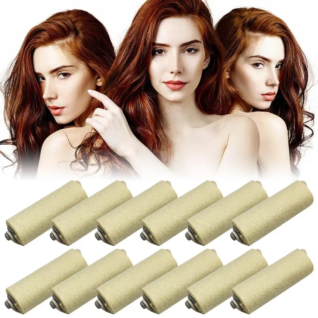 12 Pcs Hot Pressure , ing Non-Slip Elastic 3mm Thick Isolate Hot for Hairdressers Girls Hair 
