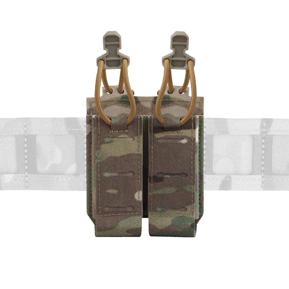 Assaulter 더블 파우치 2.0 권총 매거진 홀스터 9mm .40 .45 장비용 핸드 건 매거진 캐리어 Molle Belt Vest