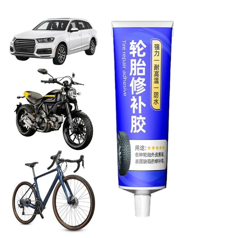 

Car Tire Repair Glue 50ml Universal Portable Car Glues Wear-Resistant Non-Corrosive Adhesive Car Tire Strong Repair Glue