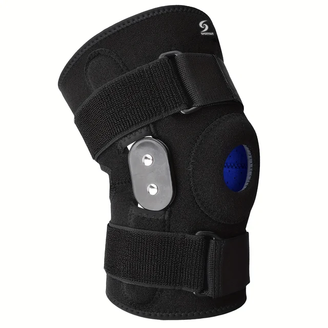 Sportout Knee Support with Removable Aluminium Hinges Knee Support Perfect for Gym, Weightlifting, Walking, Sports, Volleyball Sportout Knee Support with Removable Aluminium Hinges Knee Support Perfect for Gym, Weightlifting, Walking, Sports, Volleyball