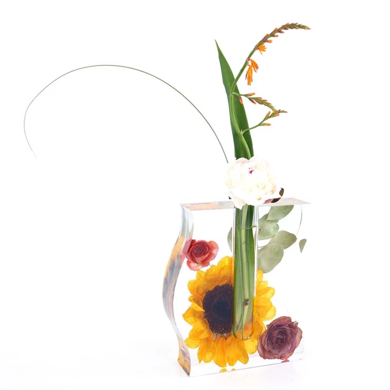 Resin Mold Silicone Epoxy Resin Vase Mold for Plant Propagation Station Craft