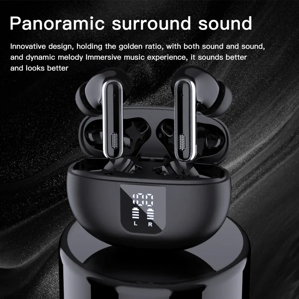 3 in 1 LED Dispaly Waterproof 5.0 Earphones Bluetooth Headphones As Bluetooth Speaker Power Bank