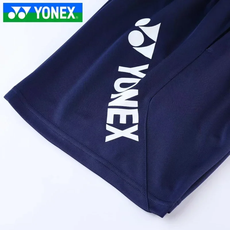 YONEX Men's Breathable Quick Drying Shorts Badminton Shorts Running Summer Gym Sports Wear Jogging Outdoor Sports Pants Badminton Shorts